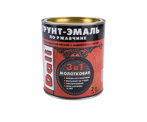 Эмаль молотковая DALI коричневая 2 л Рогнеда — Лескрафт Эмаль молотковая DALI коричневая 2 л Рогнеда